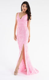 3 of 8 Primavera Couture 3745 Dress Pink