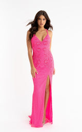 3 of 9 Primavera Couture 3747 Dress Neon-Pink