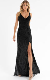 1 of 6 Primavera Couture 3750 Dress Black