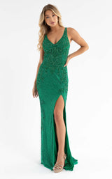 2 of 6 Primavera Couture 3750 Dress Emerald