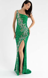 2 of 6 Primavera Couture 3753 Dress Emerald