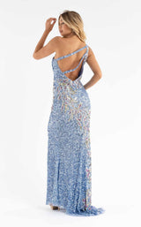 6 of 6 Primavera Couture 3753 Dress Periwinkle