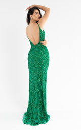 5 of 9 Primavera Couture 3754 Dress Emerald