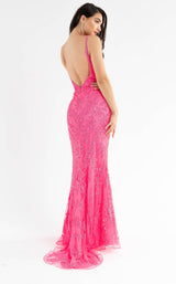 7 of 9 Primavera Couture 3754 Dress Neon-Pink