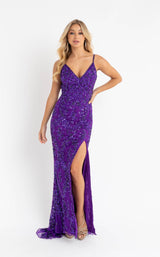 4 of 9 Primavera Couture 3754 Dress Purple