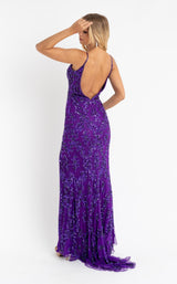 8 of 9 Primavera Couture 3754 Dress Purple
