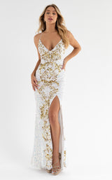3 of 8 Primavera Couture 3755 Dress Ivory