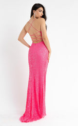 5 of 6 Primavera Couture 3758 Dress Neon-Pink