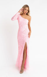 2 of 6 Primavera Couture 3759 Dress Pink