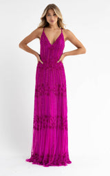 1 of 4 Primavera Couture 3762 Dress Fuchsia
