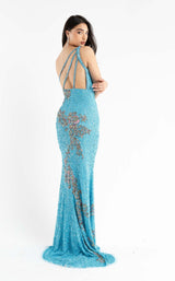 5 of 8 Primavera Couture 3763 Dress Bright-Blue
