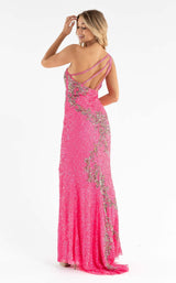 7 of 8 Primavera Couture 3763 Dress Neon-Pink