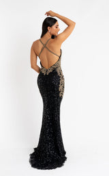 4 of 6 Primavera Couture 3765 Dress Black