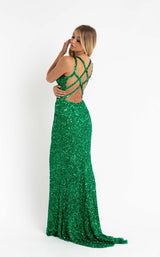 5 of 7 Primavera Couture 3768 Dress Emerald