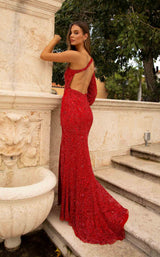 6 of 6 Primavera Couture 3771 Dress Red