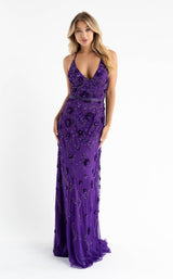 3 of 7 Primavera Couture 3772 Dress Purple
