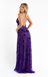 6 of 7 Primavera Couture 3772 Dress Purple