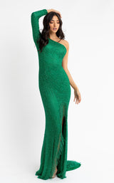 1 of 7 Primavera Couture 3773 Dress Emerald