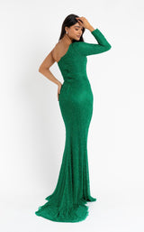 5 of 7 Primavera Couture 3773 Dress Emerald