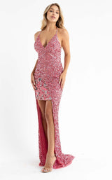 Primavera Couture 3781 Dress Rose