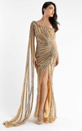 1 of 6 Primavera Couture 3783 Dress Nude