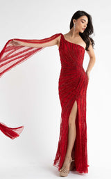 3 of 6 Primavera Couture 3783 Dress Red