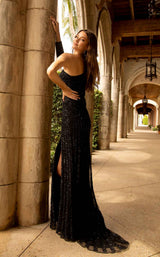 7 of 14 Primavera Couture 3785 Dress Black