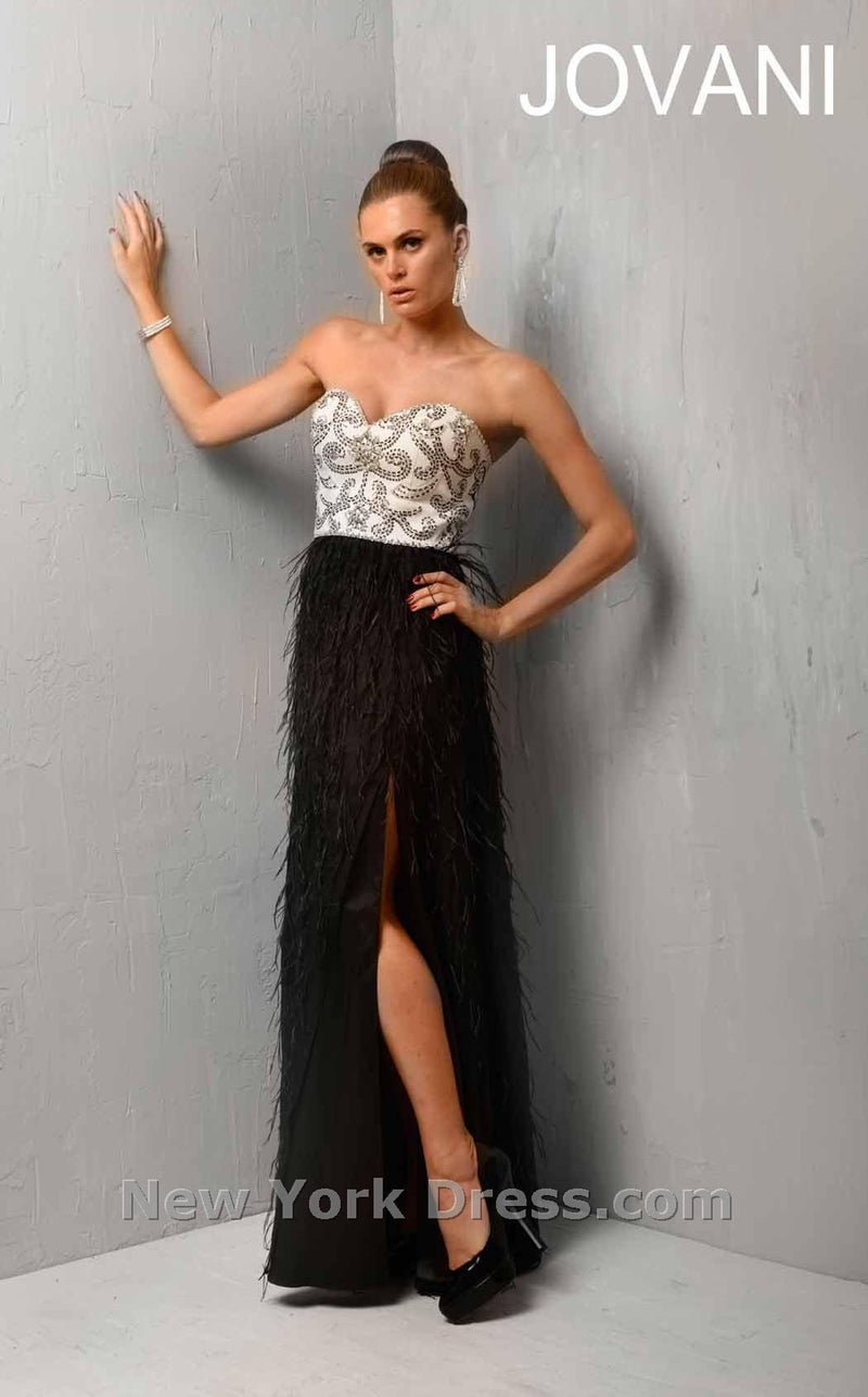 Jovani 7084 Black/White