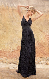 1 of 6 Primavera Couture 3795 Dress Black