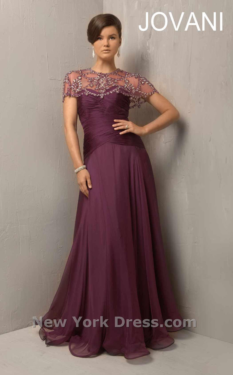 Jovani 1563 Aubergine