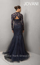 2 of 4 Jovani 6731 Navy