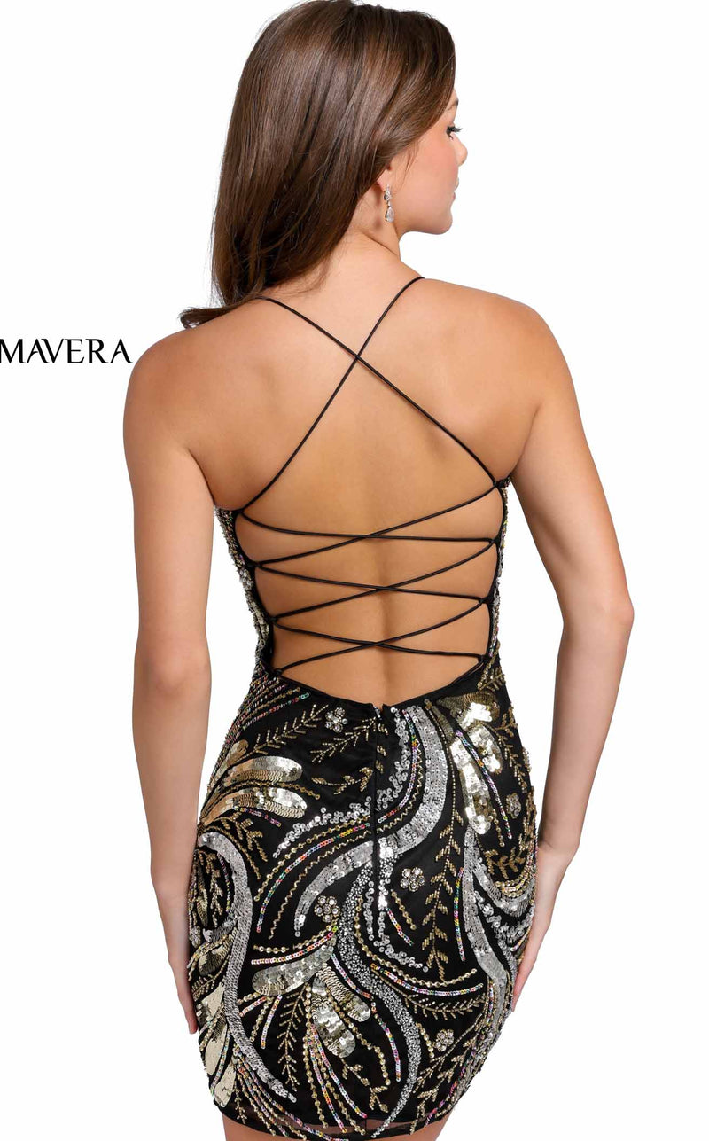 Primavera Couture 3848 Black Multi