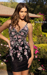 7 of 14 Primavera Couture 3862 Black Multi