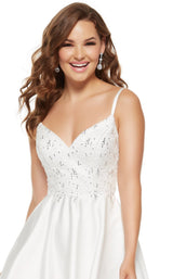 4 of 6 Alyce 3932 Dress Diamond-White
