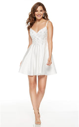 1 of 6 Alyce 3932 Dress Diamond-White
