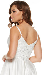 6 of 6 Alyce 3932 Dress Diamond-White