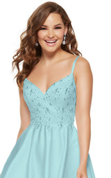 5 of 6 Alyce 3932 Dress Ice-Blue