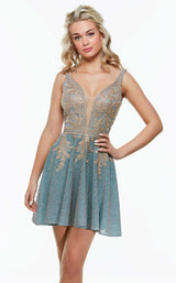 1 of 2 Alyce 3945 Ice Blue