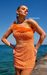 Primavera Couture 4002 Dress Orange