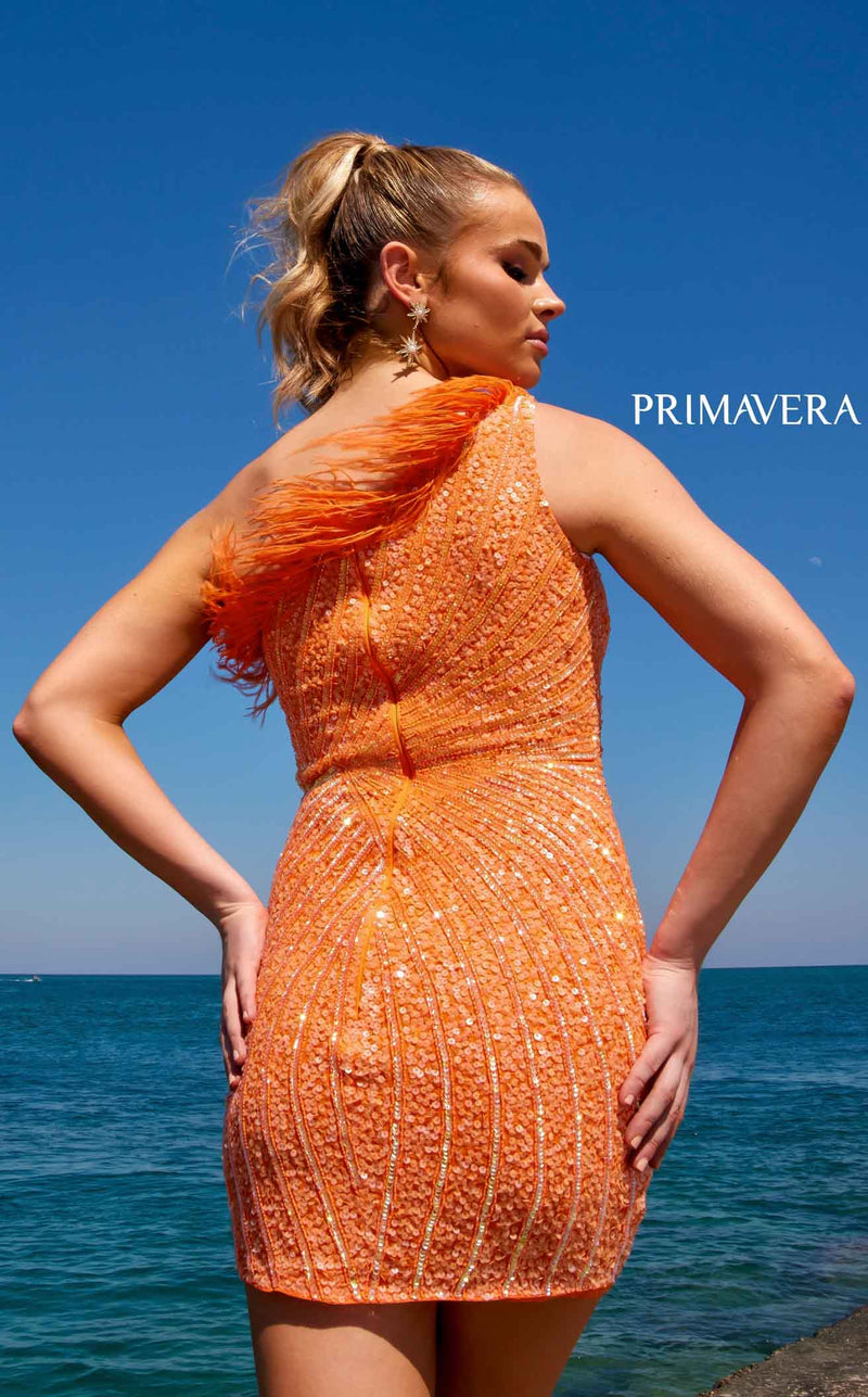 Primavera Couture 4002 Dress Orange