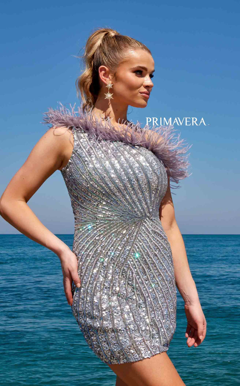 Primavera Couture 4002 Dress Platinum