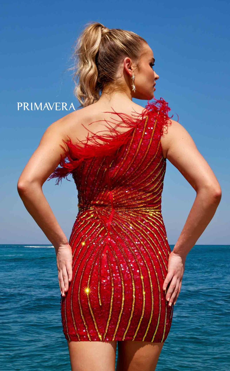 Primavera Couture 4002 Dress Red