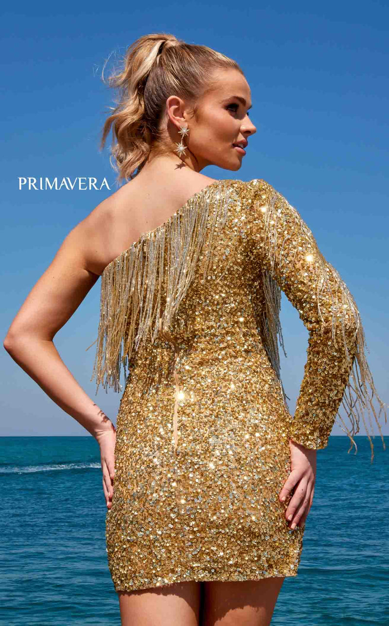 Primavera Couture 4003 Dress Gold