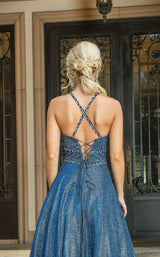 6 of 6 Dancing Queen 4008 Dress Royal-Blue