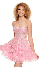 1 of 4 Rachel Allan 40090 Dress Pink