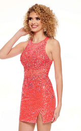 1 of 4 Rachel Allan 40092 Dress Coral