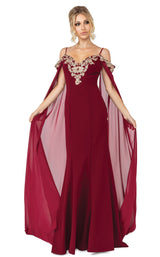 1 of 8 Dancing Queen 4025 Dress Burgundy