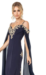 6 of 8 Dancing Queen 4025 Dress Navy