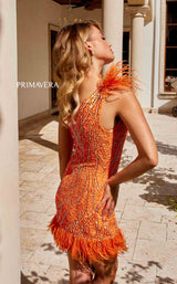 Primavera Couture 4029 Dress Orange