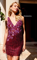 3 of 11 Primavera Couture 4031 Dress Raspberry